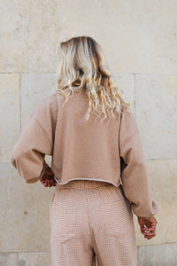 NINA Cropped Sweater Cinnamon
